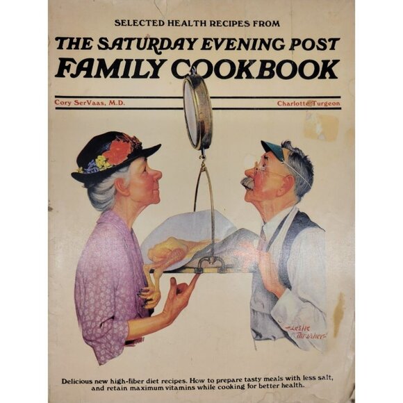 1984 The Saturday Evening Post Health Recipes Family Cookbook Vintage Paperback - Picture 9 of 10